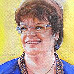 12-05-28 Claudia Aquarell Portrait von Gunter Kaufmann berhmte Portraits P5280014 150x150