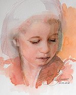 12-03-23 Aurelia Aquarell von Gunter Kaufmann P3230113 150x187