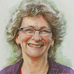 14-01-11 Mechthild Scholz - Aquarell von Gunter Kaufmann, Echt-Btten, Czanne 300 gqm, matt, 26x36 cm IMG_9487 150x150