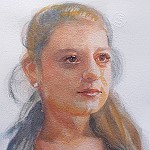 15-01-05 Laura, Aquarell von Gunter Kaufmann P1180002 150x150