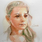 15-01-06 Laura Aquarell von Gunter Kaufmann P1060017 150x150 5x7