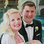 14-06-17 Julia und Sebastian - Aquarell von Gunter Kaufmann 36x26 cm Arches 300 gqm Grand Torchon IMG_0360 150x150