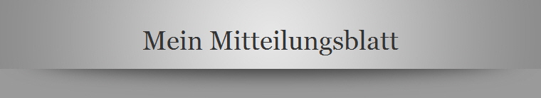 Mein Mitteilungsblatt